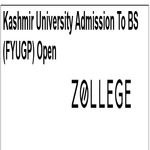 Kashmir University Admission To BS FYUGP Open